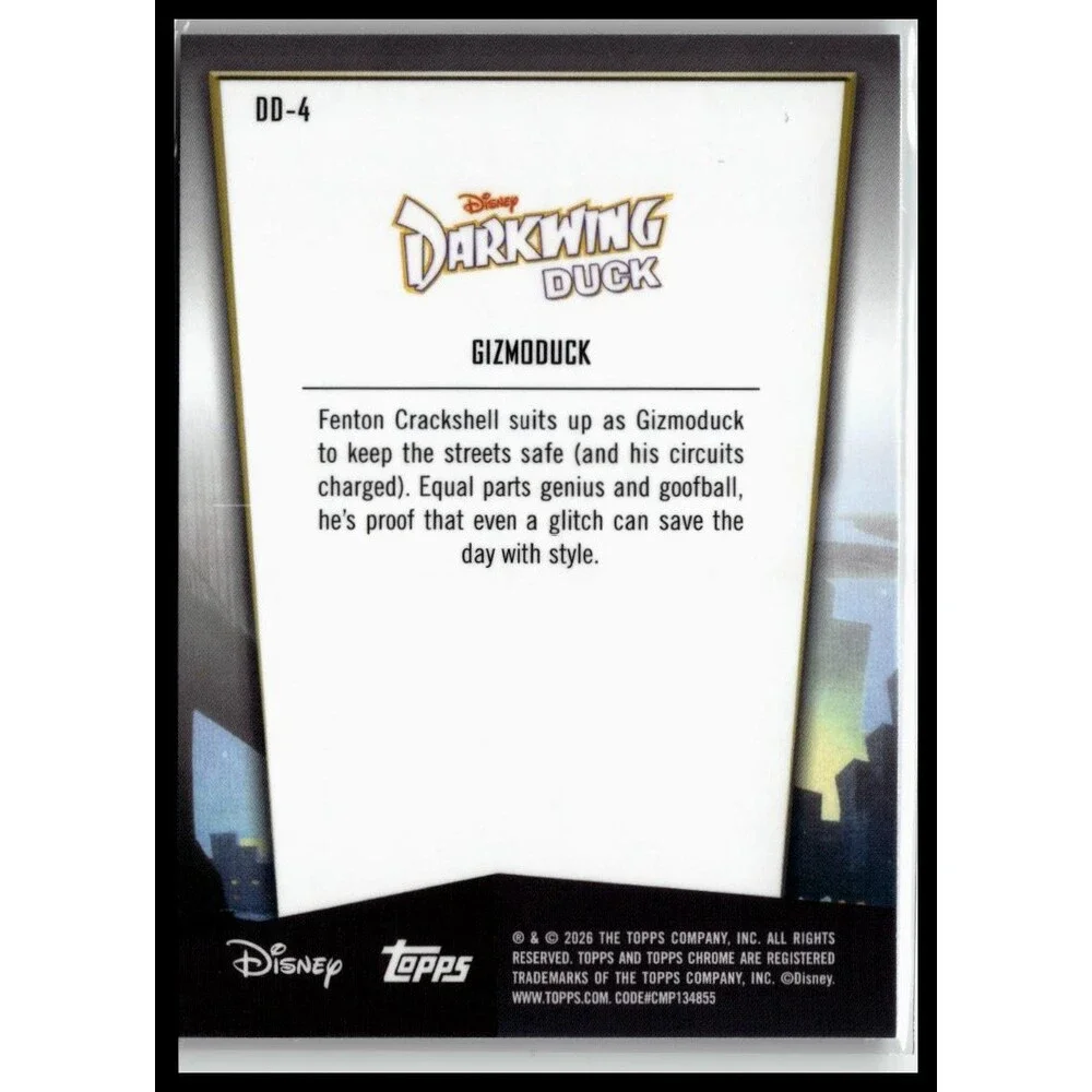 2026 Topps Disney Chrome Gizmoduck DD-4 Darkwing Duck